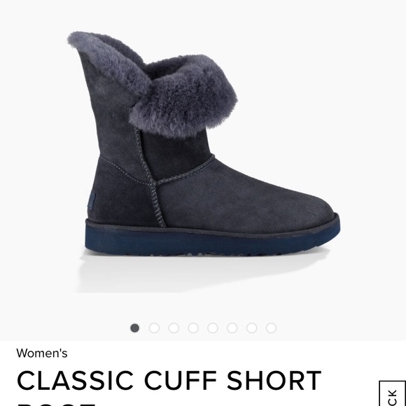 UGG Boots S-11 Classic Cuff Short Hi Low Suede Shearling